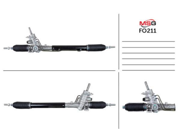 Реечный рулевой механизм MSG FO211 цена, от 241.58 USD