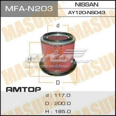 Элемент воздушного фильтра Masuma MFAN203 цена, от 21.59 USD