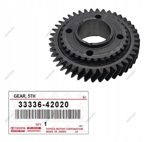 3333642020 TOYOTA Piñón toma, 5a marcha original y equivalente