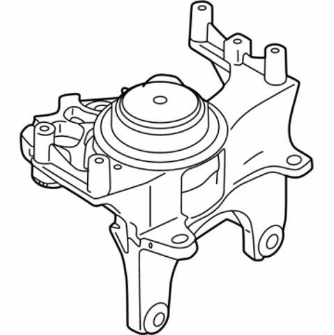 Левая подушка двигателя 112206RA0A Nissan/Infiniti