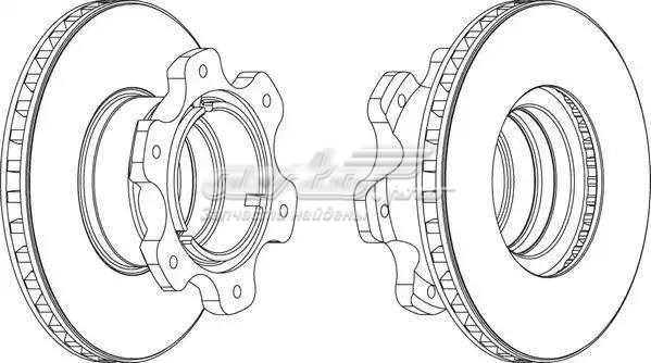 Задний тормозной диск Beral BCR208A цена, от 76.11 USD