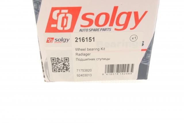 216151 Solgy Подшипник ступицы передней