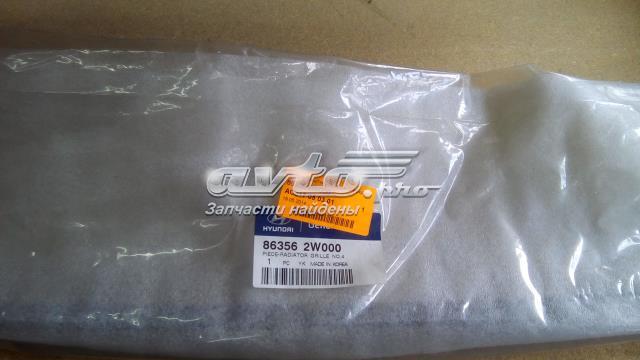 Moldura de grelha do radiador inferior para Hyundai Santa Fe (DM)