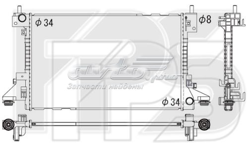 Радіатор основний FP17A332 FPS