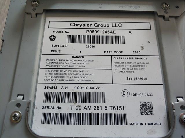  Chrysler 5091245AE