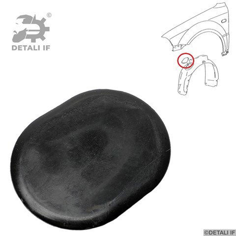 Лючок подкрылка переднего левого Detali IF DF15251 цена, от 4.69 USD