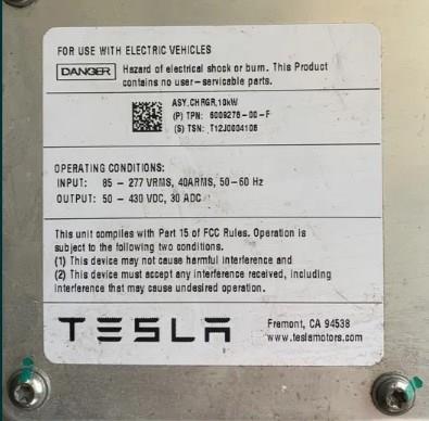  600927800F Tesla