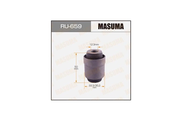 Полиуретановый сайлентблок заднего нижнего рычага Masuma RU659 цена, от 8.32 USD