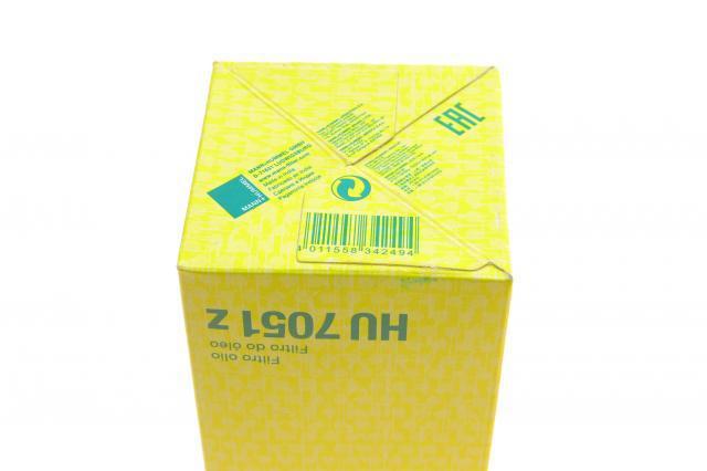 HU7051Z Mann-Filter Масляный фильтр двигателя