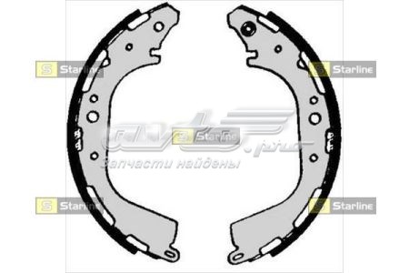 BC07040 Starline Барабанные тормозные колодки