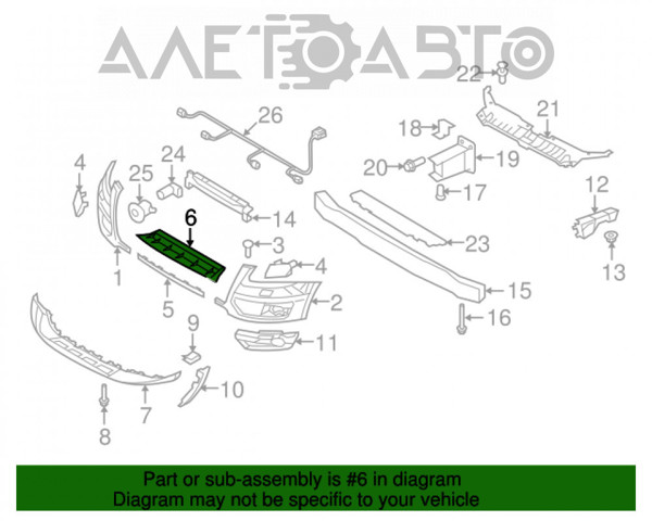 Дефлектор переднего бампера FPS FP1212223 цена, от 21.86 USD