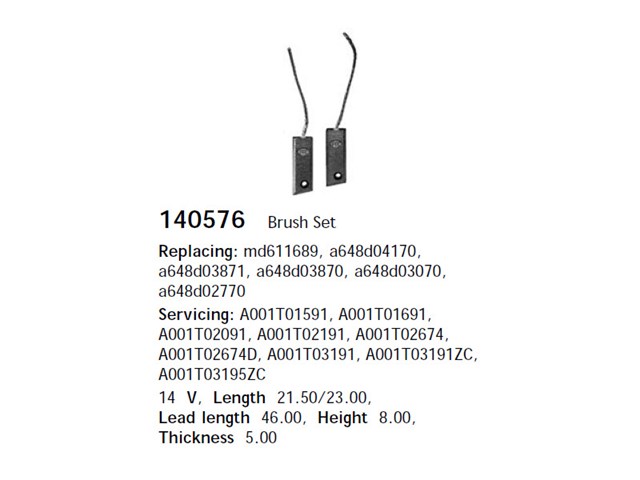 Compre 140576 Cargo Escova do gerador