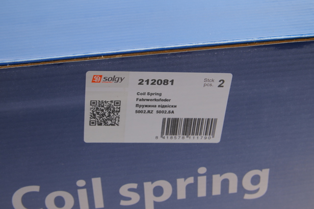 Mola dianteira Solgy 212081