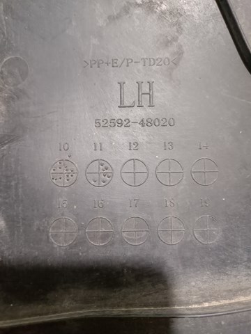 5259248020 Toyota Левое крепление заднего бампера