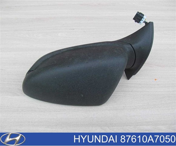 Левое боковое зеркало 87610A7050 Hyundai/Kia