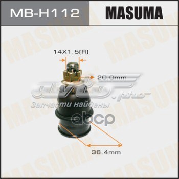 Шаровая опора, нижняя Masuma MBH112 цена, от 9.19 USD