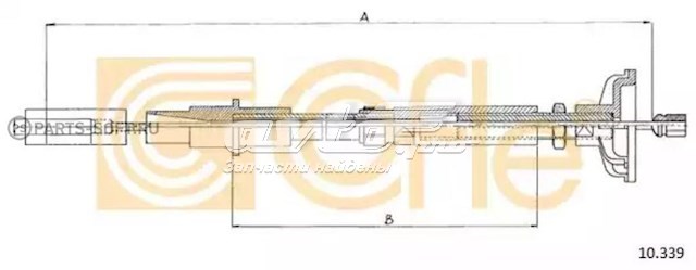 10.339 Cofle cabo de embraiagem