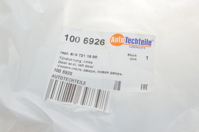 Купить 1006926 Autotechteile Уплотнитель двери передней левой (на кузове)