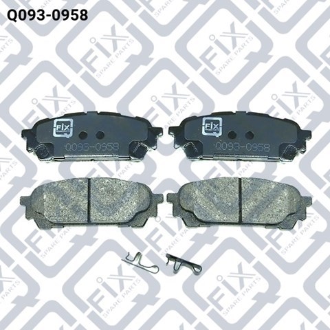 Колодки дисковые  Q-fix Q0930958 цена, от 10.33 USD