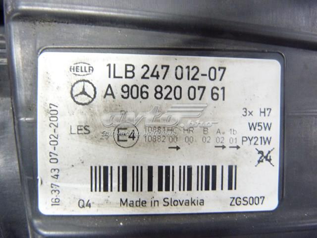 Фара левая Mercedes A9068200761 цена, от 63.36 USD