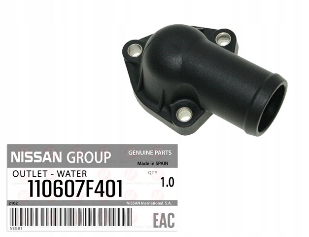 110607F401 NISSAN Tapa de termostato original y equivalente
