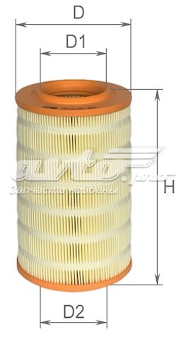 Элемент воздушного фильтра Alpha Filter AF0126 цена, от 6.84 USD