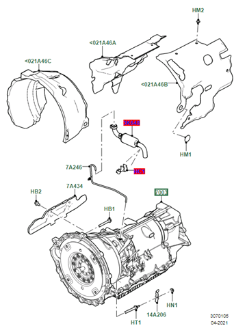 LR093739 Land Rover Автоматическая коробка передач