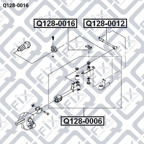 Кронштейн кулисы КПП Q-fix Q1280016 цена, от 2.58 USD