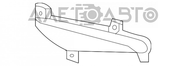 Левый отражатель заднего бампера FPS FP3237F5P цена, от 15.17 USD