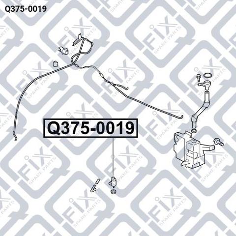 Купить Q3750019 Q-fix Насос электроомывателя заднего