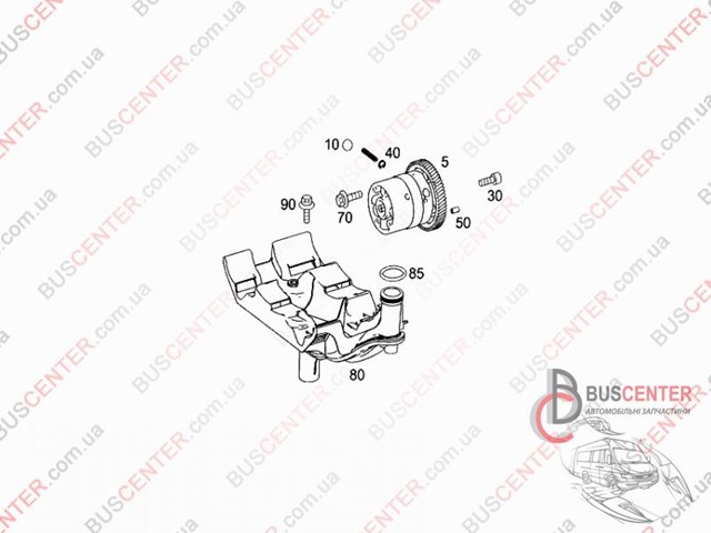 0189974645 Mercedes Прокладка маслозаборника