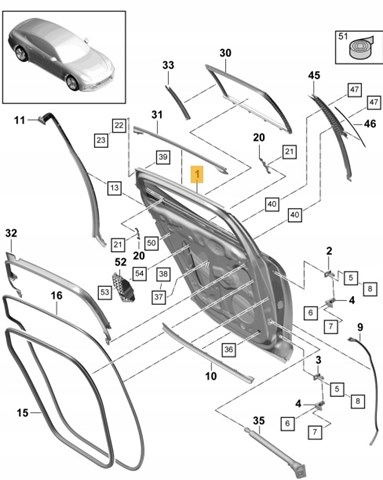  971833021YGRV Porsche