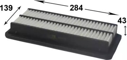 Элемент воздушного фильтра JS Asakashi A993J цена, от 6.93 USD
