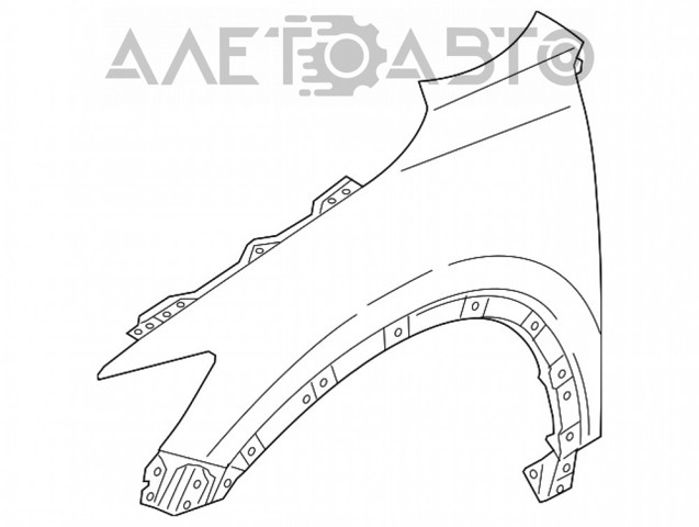 Pára-lama dianteiro esquerdo PMZ10092AL Signeda