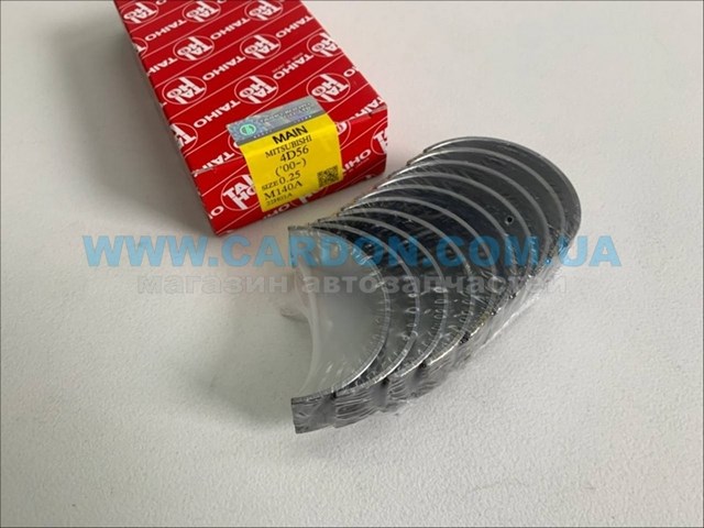Вкладыши коленвала, коренные, комплект, 1-й ремонт (+0,25) Taiho M140A025 цена, от 17.94 USD