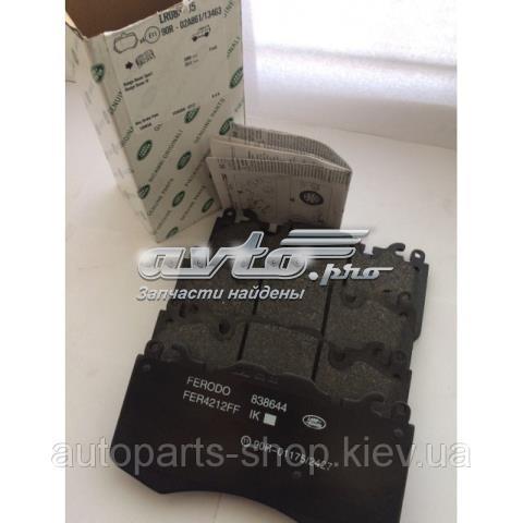 LR083935 Land Rover sapatas do freio dianteiras de disco