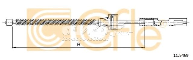 11.5469 Cofle cabo traseiro direito/esquerdo do freio de estacionamento