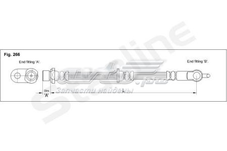 Тормозной шланг Starline HAEB1275 цена, от 8.22 USD