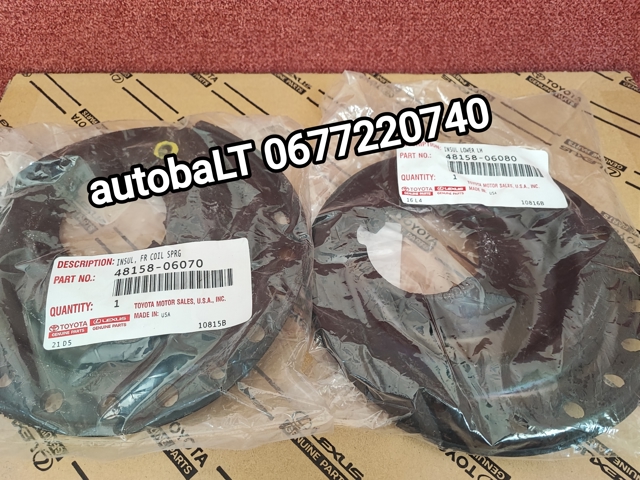 4815806080 Toyota Проставка (резиновое кольцо) пружины передней нижняя