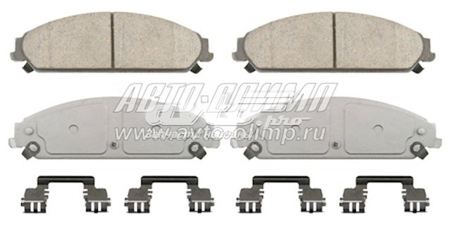 Колодки тормозные передние дисковые WAGNER QC1058