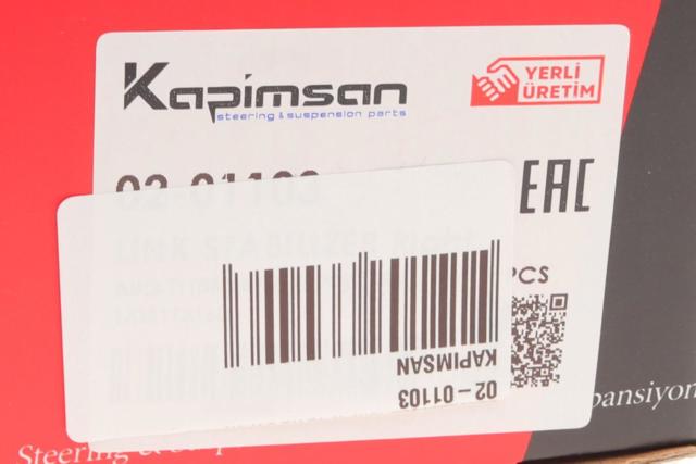 Линк стабилизатора, переднего, правый Kapimsan 0201103 цена, от 11.32 USD