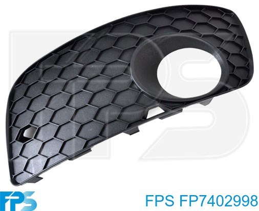 Заглушка (решетка) противотуманных фар бампера переднего правая FP7402998 FPS