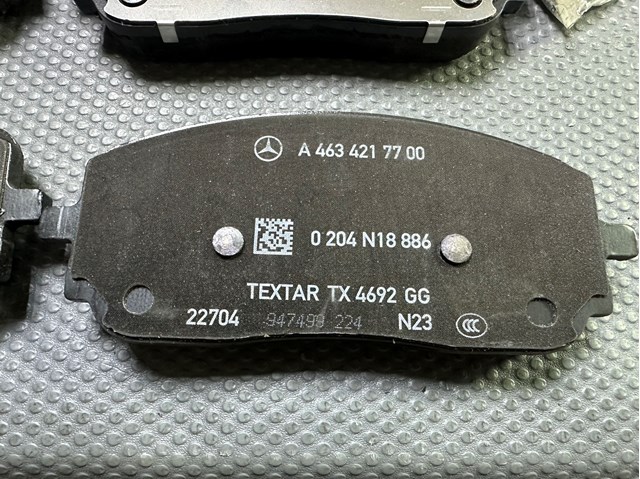 Колодки Mercedes A0004203905 цена, от 361.02 USD