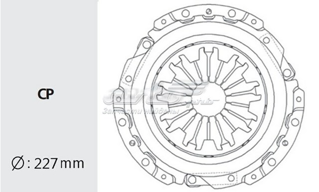 Корзина сцепления  VALEO HDC29