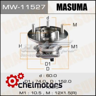 Ступица задняя правая MW11527 Masuma