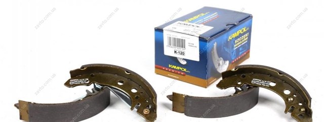 Купить K120 Kampol Задние барабанные тормозные колодки