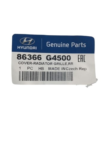 Облицовка радиатора Hyundai/Kia 86366G4500 цена, от 83.67 USD