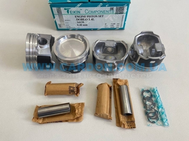 41729610 Teikin pistão do kit para 1 cilindro, 2ª reparação ( + 0,50)