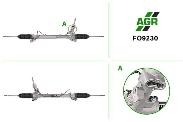 FO9230 AGR cremalheira da direção