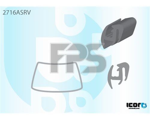 Стекло лобовое Icor GS2096P110X цена, от 46.65 USD